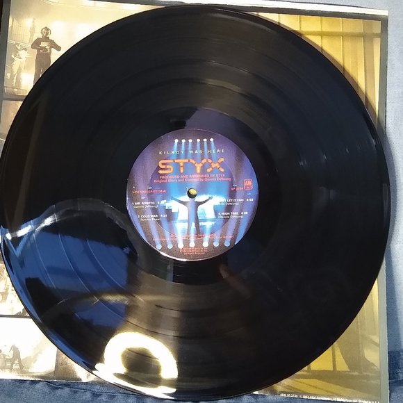 Styx Kilroy Was Here 1983 Unipak Vinyl Record MINTY - Picture 4 of 5